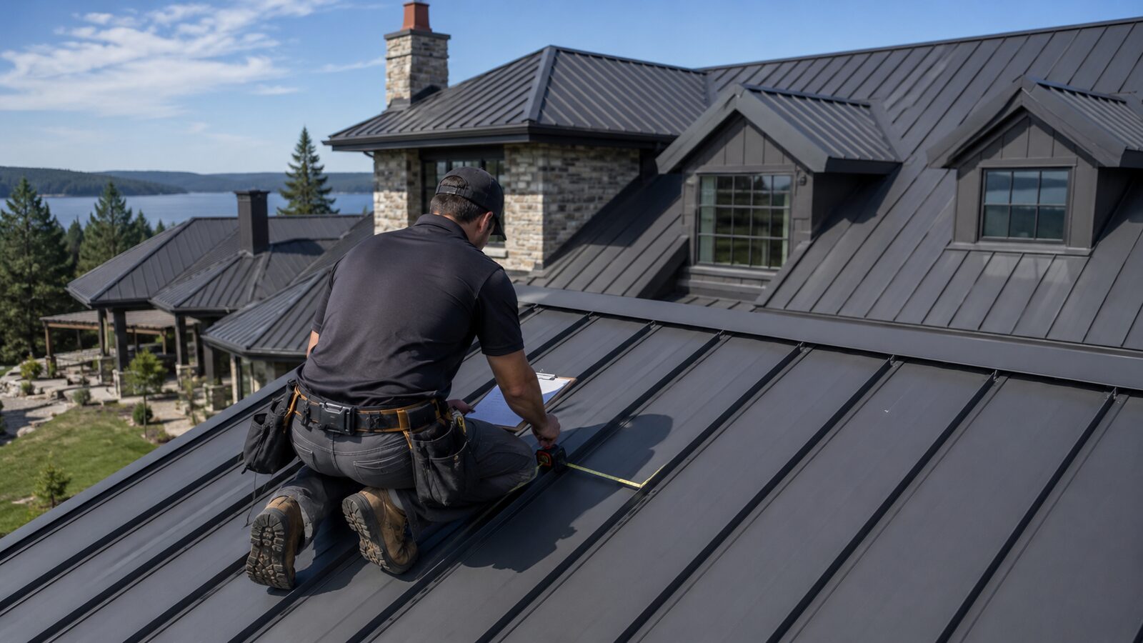 Metal roof inspection in Pinecrest, FL