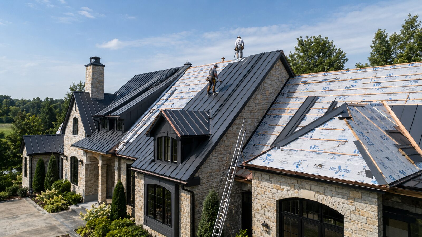 Metal roof installation in Pinecrest, FL