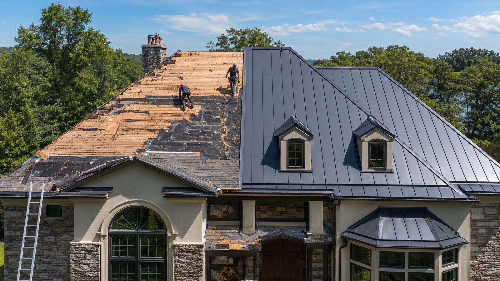 Metal roof replacement in Pinecrest, FL